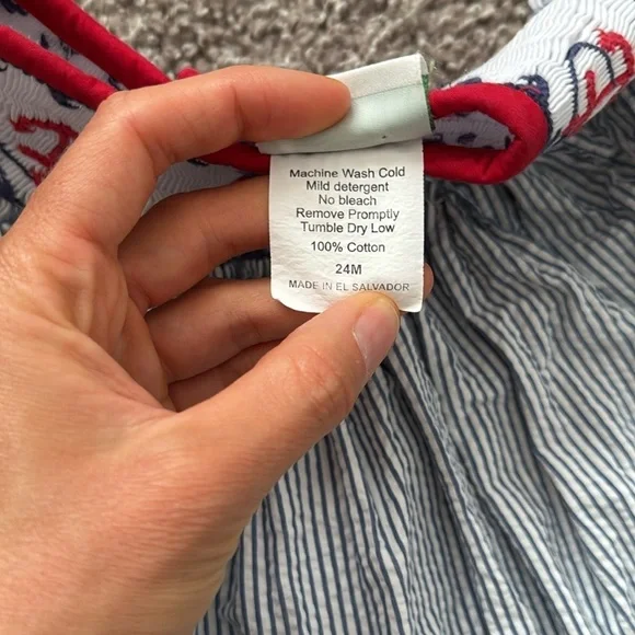 Baby girl smoked dress size 2 T - Picture 4 of 4